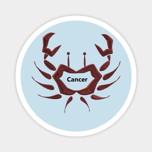 Cancer Zodiac Crab Magnet